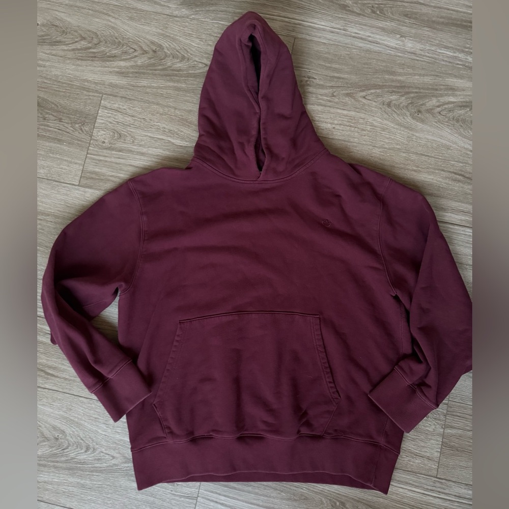 100% Organic Cotton Maroon Men’s Hoodie